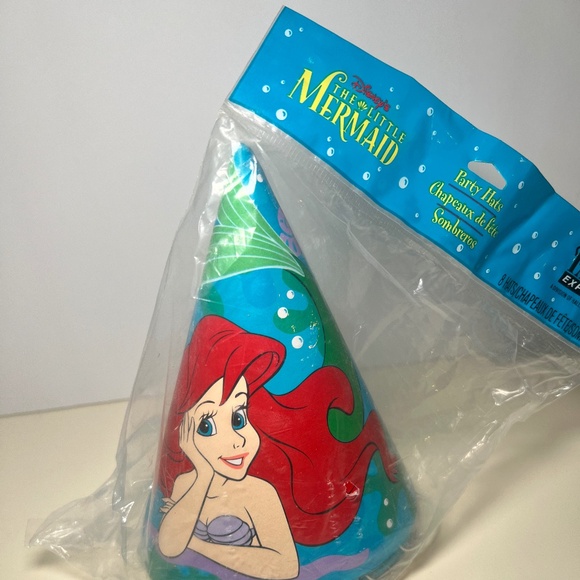 Vintage Y2K 1998 Deadstock The Little Mermaid Part Hats *Read Description* - Picture 1 of 5